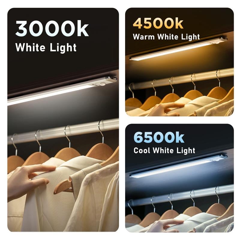 🎁TikTok Last Day Sale - 70% OFF🎉66LED Rechargeable Motion Sensor Under Cabinet Lights