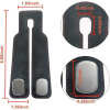 TwinHook Leather Car Headrest Hangers