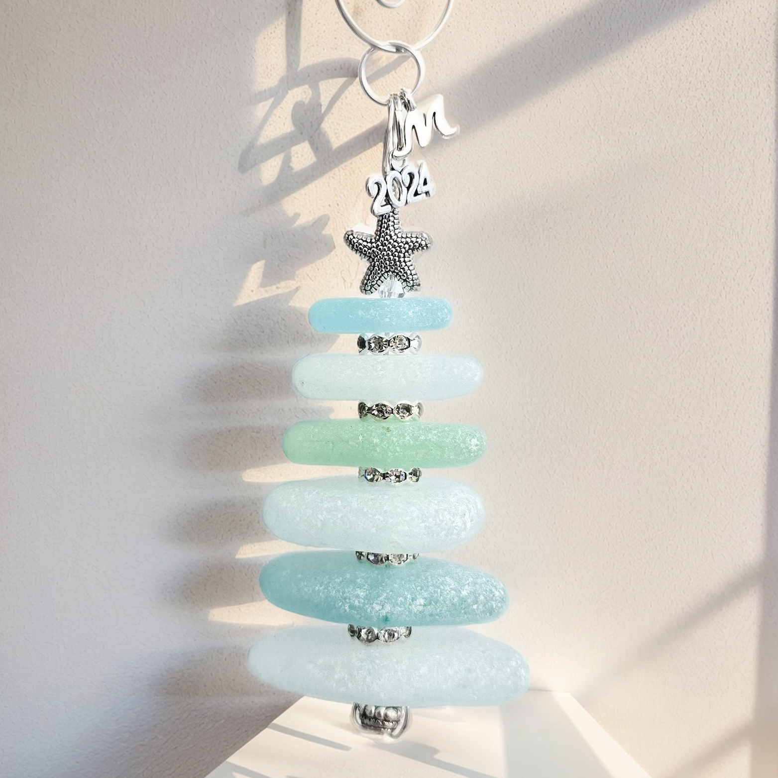 🌲Christmas Specials 57% OFF🔥/Resin Sea Glass Christmas Tree Ornament