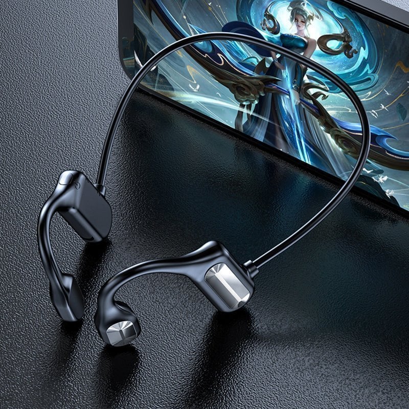 🔥 NEW YEAR 2024 SALE 50% 🎁 Bone Conduction Headphones - Bluetooth Wireless Headset🎧