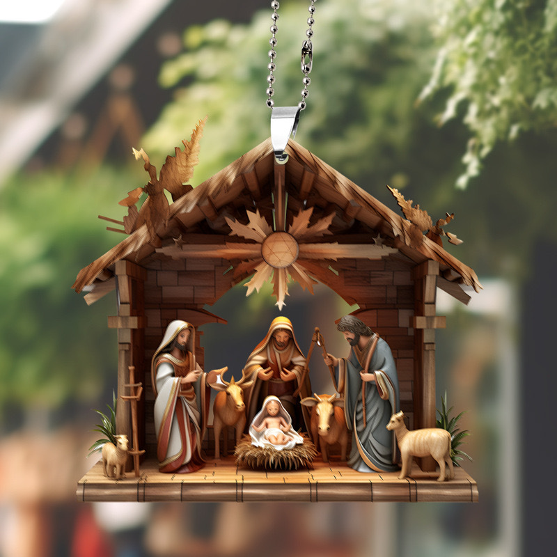 (🌲Early Christmas Sale- 50% OFF🎅) Nativity Christmas ornament