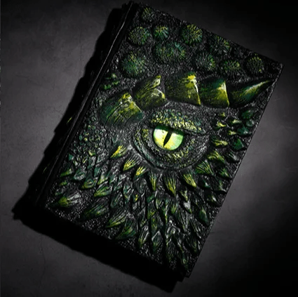 Handmade 3D Dragon Eye Engraved Notebook🎁Buy 2 Free Shipping