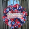 🔥Handmade God Bless America Patriotic Wreath