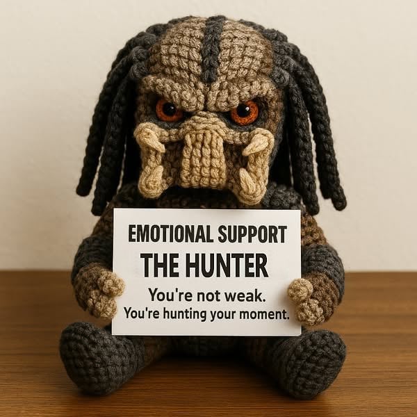 Creepy Crochet Emotional Support Doll