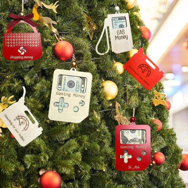 🎅2024 CHRISTMAS GIFT🎁--💸Gas (Shopping) Money Ornament