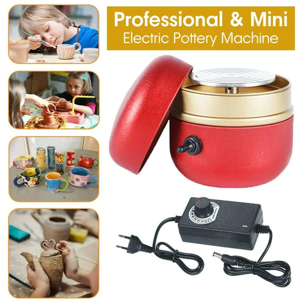 (Last Day Promotion - 50% OFF)🔥Pottery Craft  Mini Professional Pottery Wheel-BUY 2 FREE SHIPPING