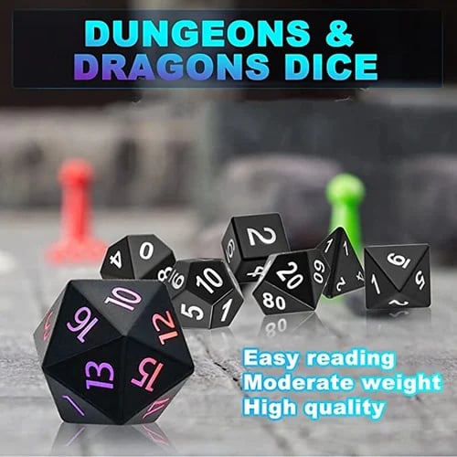 (🎄Early Christmas Sale - 48% OFF) DND Dice Rechargeable with Charging Box(7 PCS)