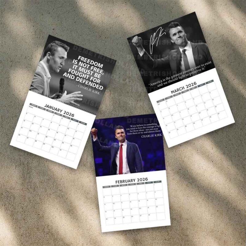 🙏60% OFF For Charlie's Fans - Charlie Kirk Tribute Calendar 2026
