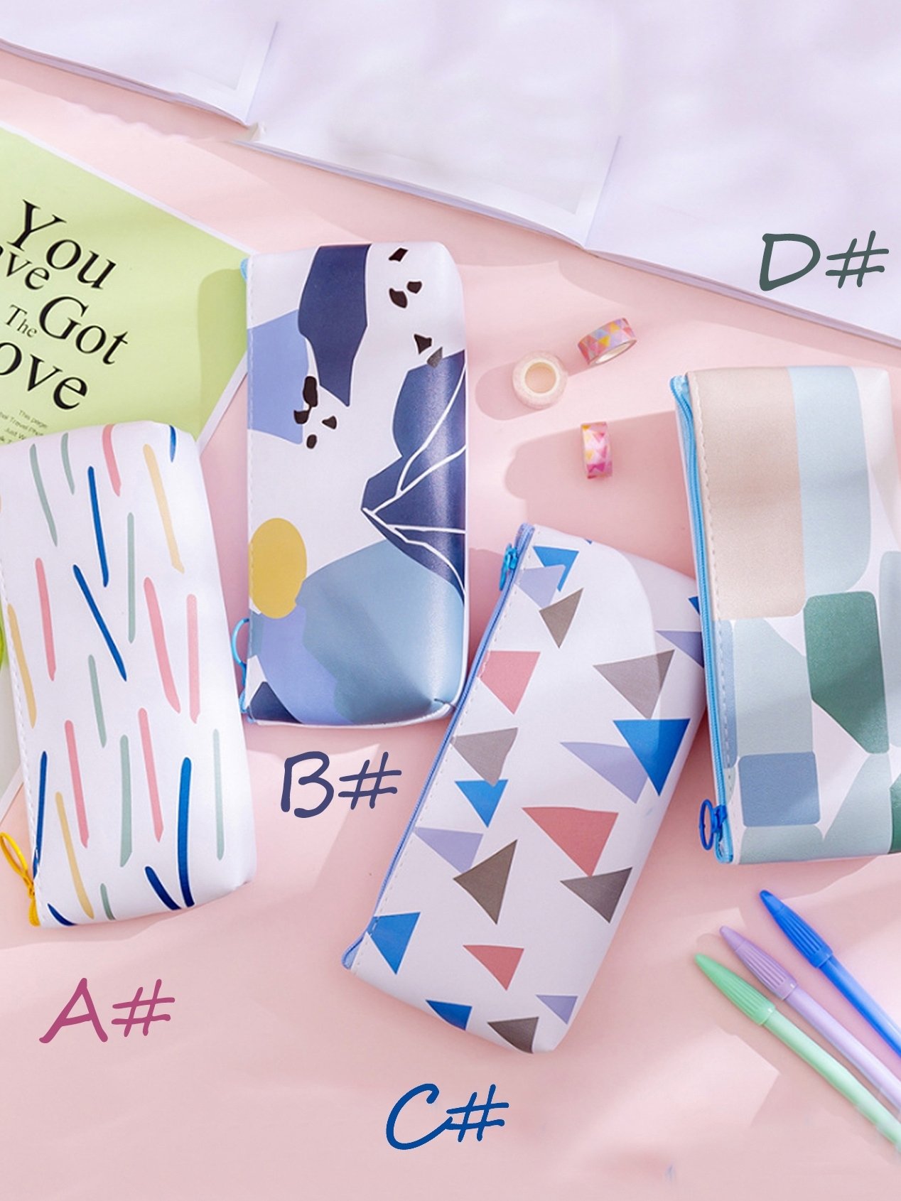 Graphic Print Pencil Case 1pc