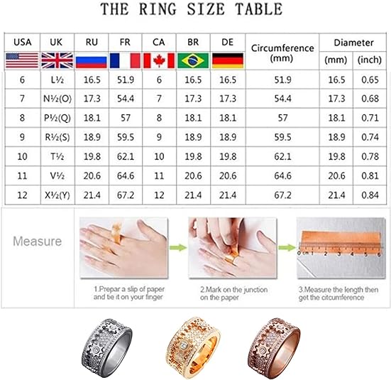 Handmade Diamond Ornate Geometric 3d Band Ring, 925 Sterling Silver Rings, Magnetology Moissanite Diamond Ring with Moving Gears, Wedding Rings Engagement Rings for Women Gifts
