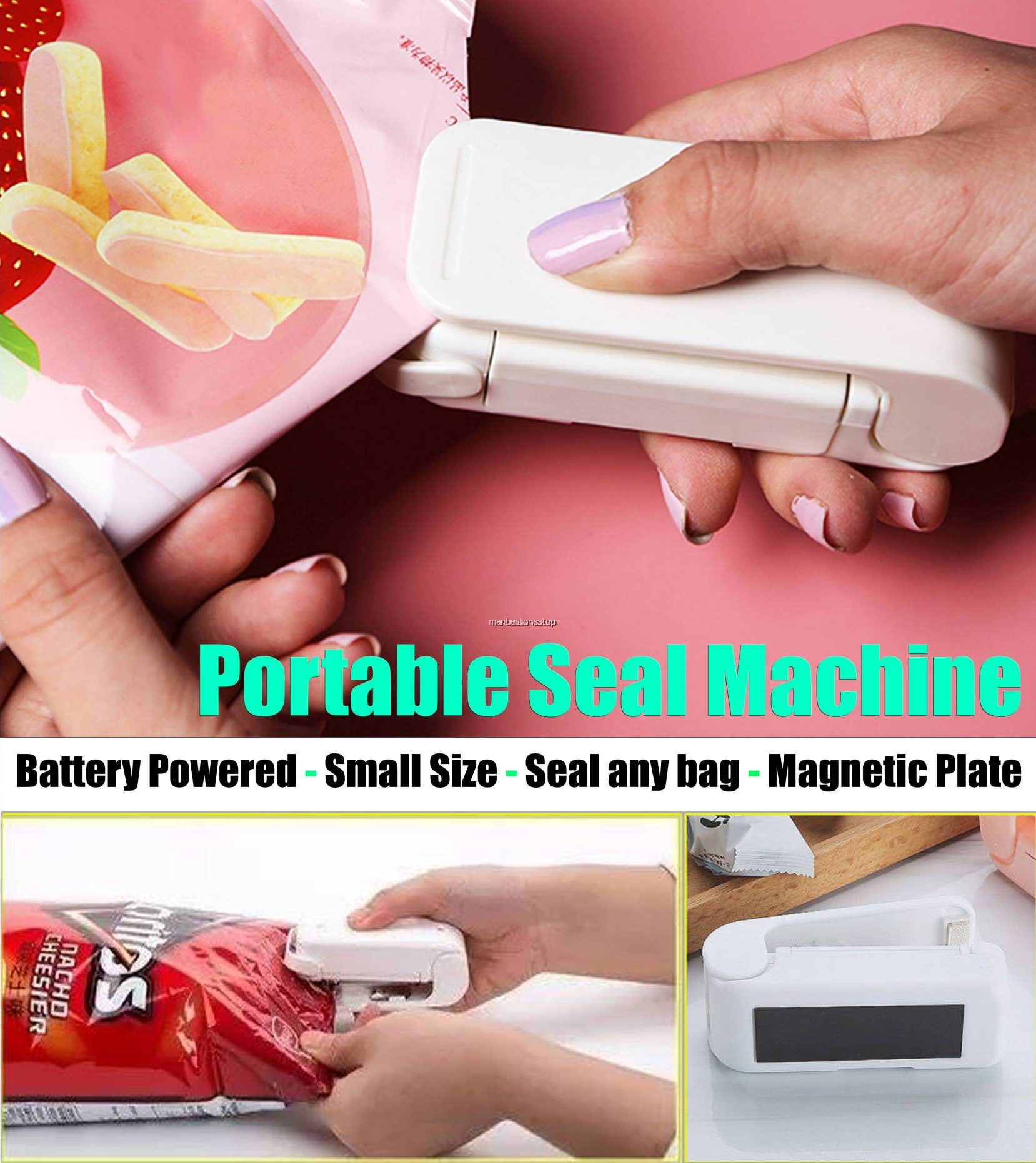 (🎅EARLY CHRISTMAS SALE-49% OFF) Portable Mini Sealing Machine (BUY 3 GET 2 FREE NOW)