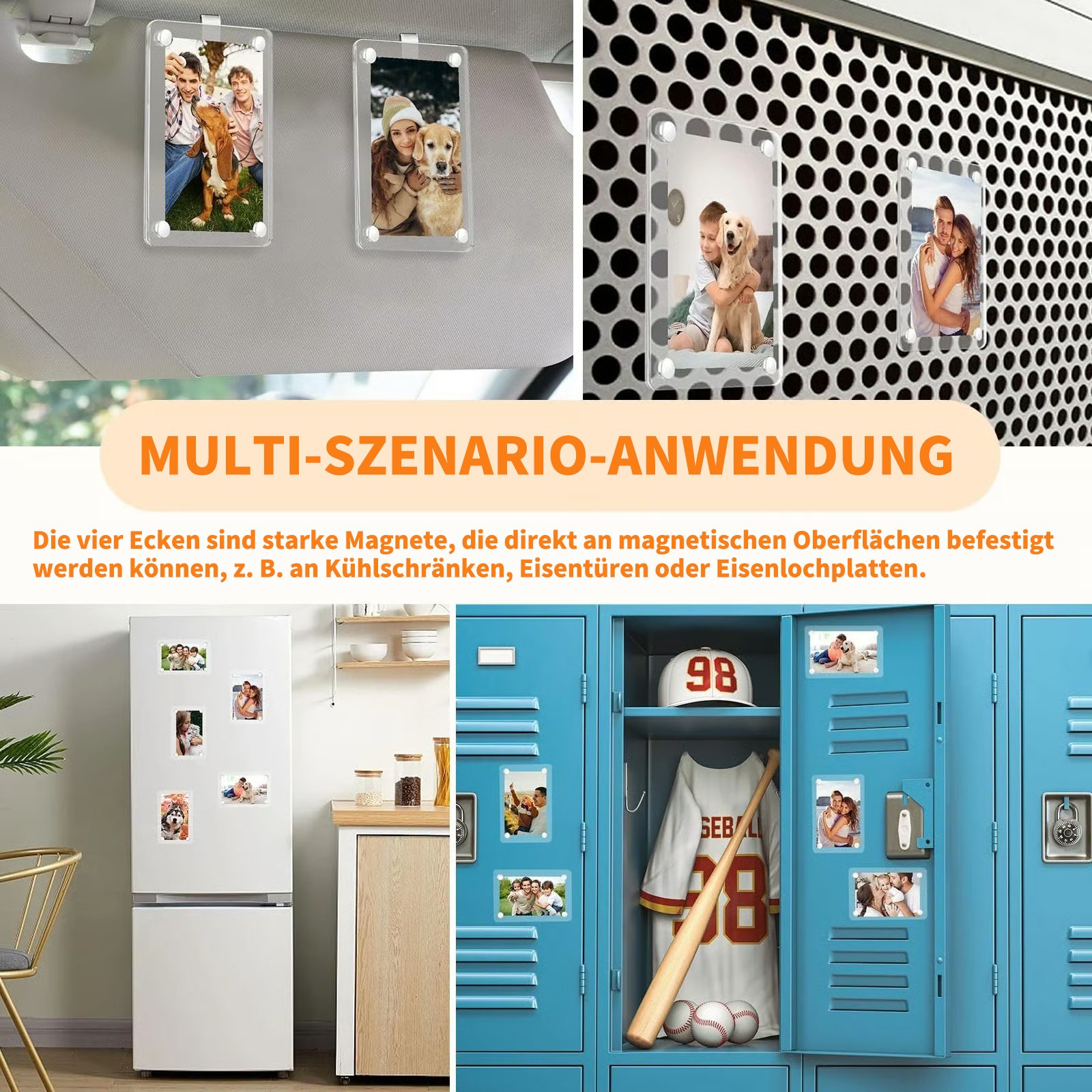 🔥Letzter Tagesverkauf – 49 % RABATT🔥Magnetischer Acryl-Fotohalter