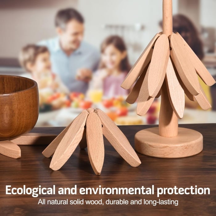 🔥Last Day Promotion 70% OFF🔥Wooden Trivets for Hot Dishes🎄Buy 2 Free Shipping