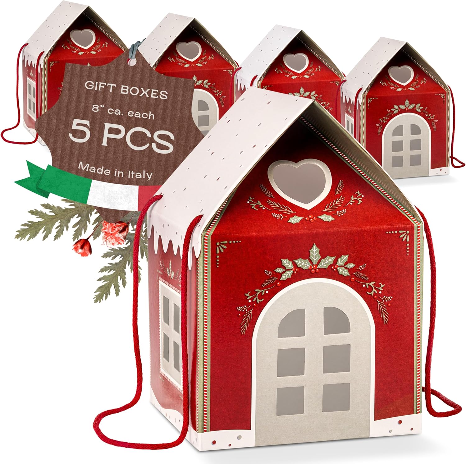 🎄 Weihnachten kommt früher 60% RABATT🎁Weihnachtswunderland-Cottage-Geschenkbox