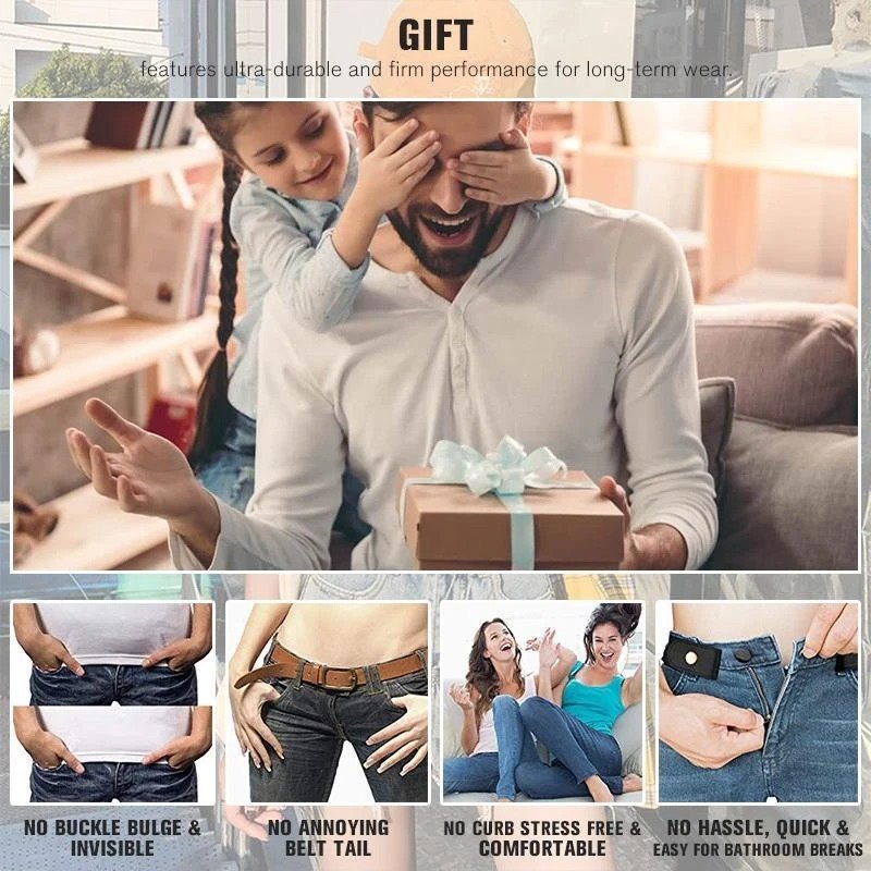 (🎅EARLY CHRISTMAS SALE-49% OFF)Buckle-free Invisible Elastic Waist Belts🔥Fits any waist size