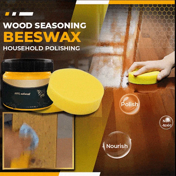 🔥Last Day Sale 60%OFF👍 Natural Wood Seasoning Beeswax, Buy 3 Get 1 Free (VIP SHIPPING)
