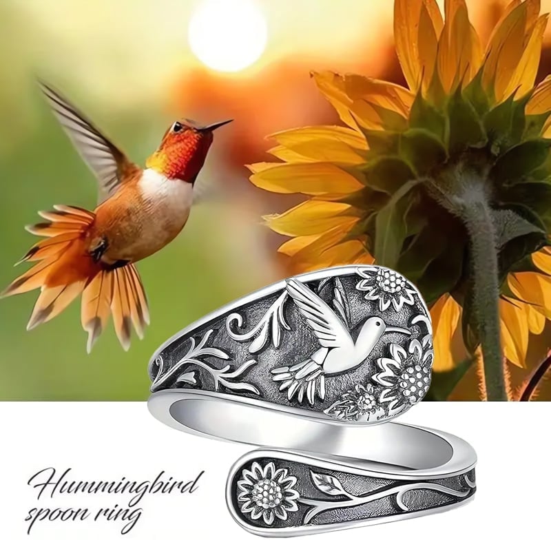 🔥Last Day Promotion 70% OFF🐦️Hummingbird Spoon Ring