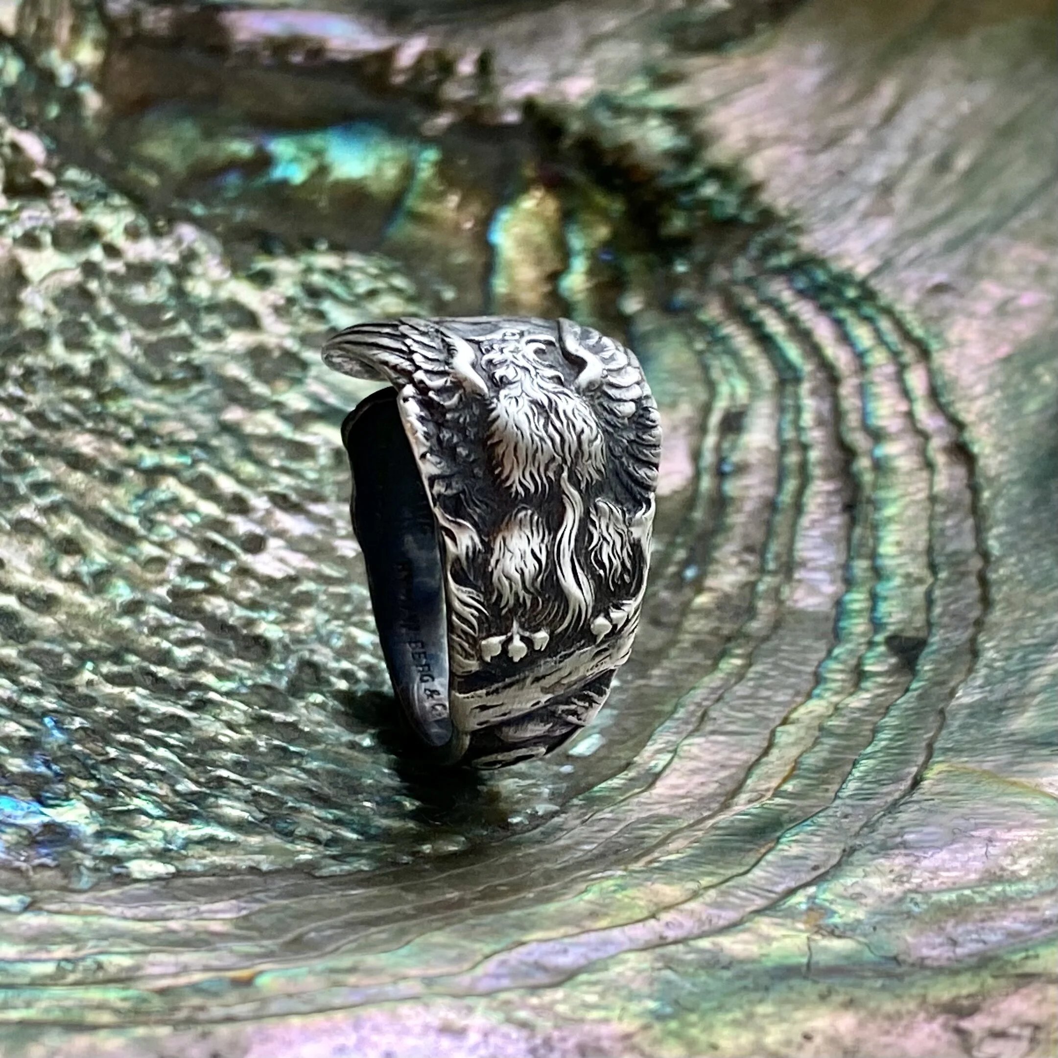 🔥LAST DAY 60% OFF✨Handcrafted Sterling Silver Spoon Ring - Made from Authentic Vintage Silver