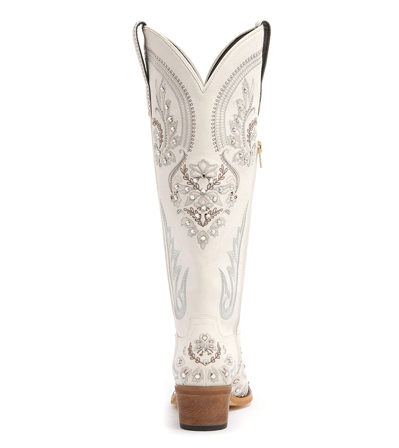 Embroidered Rhinestone Cowgirl Boots