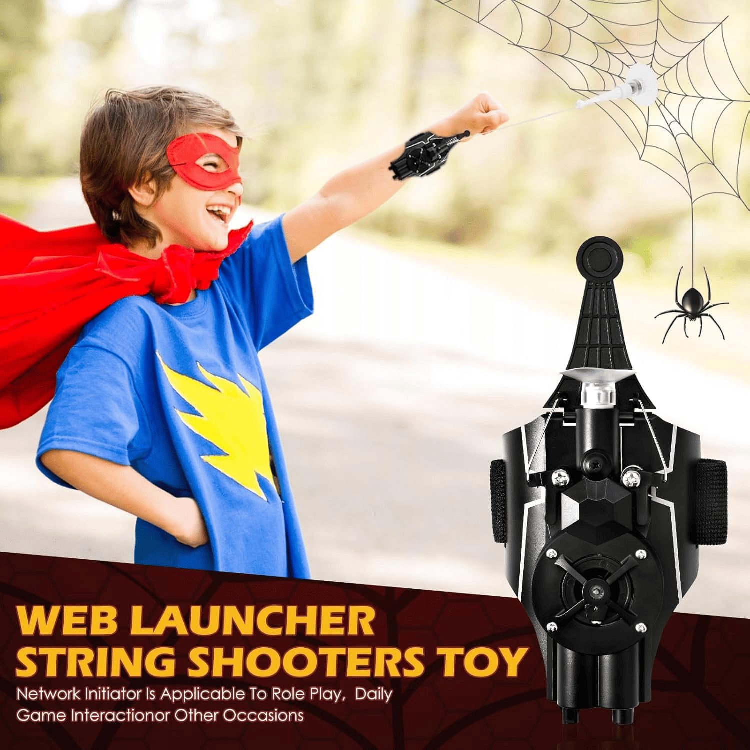 🕸️🕸️Web Launcher Spider String Shooter Toy🕷️