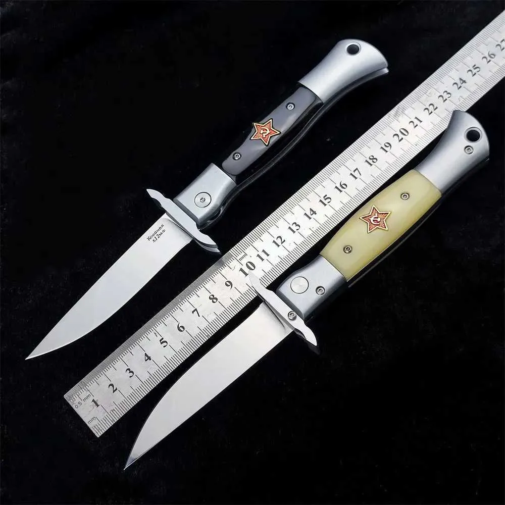 Tactical Hunting Knife - Semi-Automatic Outdoor EDC