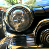 Skull Car Headlight Cover