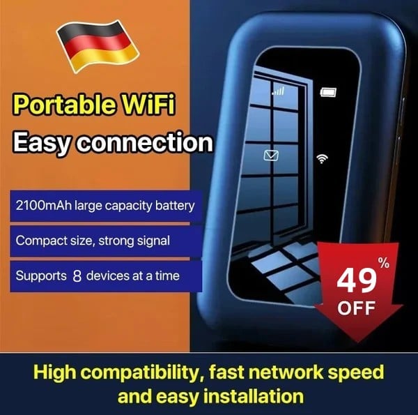 💥Today's Promotion-[SAVE 50% OFF]--- Wireless Portable WiFi Mobile Broadband