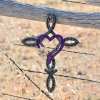 ❤️Handmade Natural Horseshoe Cross With Heart