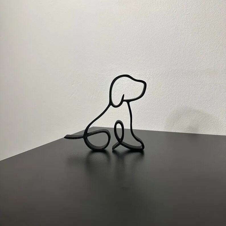 Cat Minimalistic Sculpture