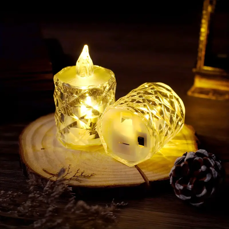 ON SALE🔥3pcs/SET Crystal Flameless Candle Light-Buy 4 Sets Free Shipping