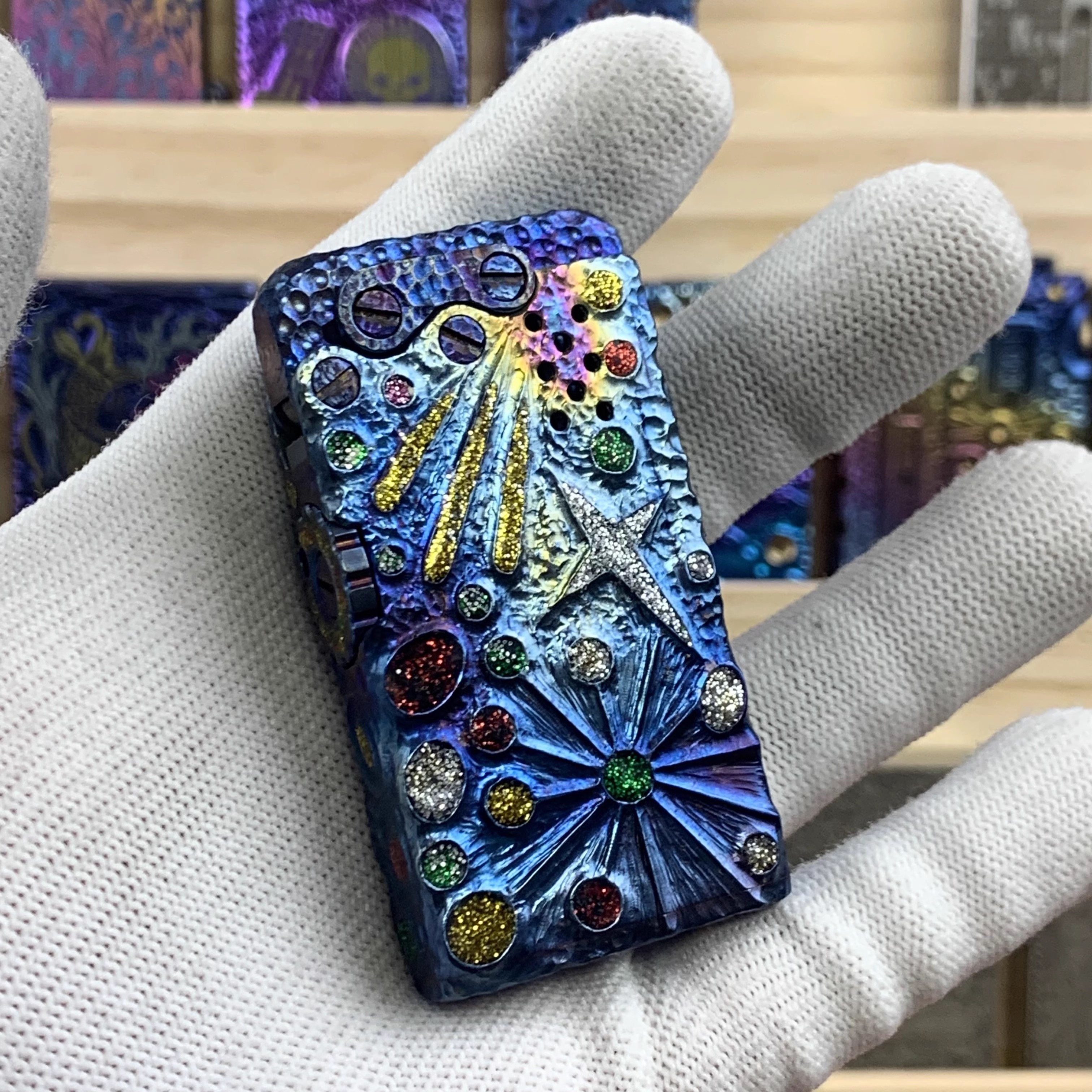 Titanium Ejector Kerosene Lighter Handmade Limited Edition