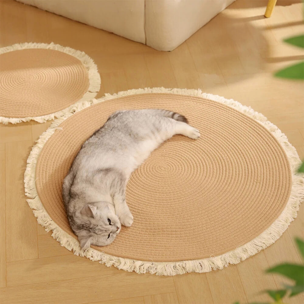 🔥Last Day Promotion 70% OFF🔥Handwoven Durable Cat Scratch Mat Rug