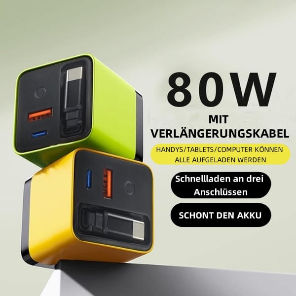 🔥LETZTER TAG 50% Rabatt- 3-in-1 GaN-Ladegerät⚡