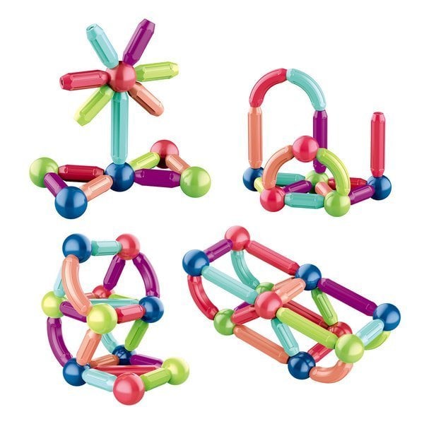 🔥The Hottet Educational Toy Ever - Magnetic Balls and Rods Building Blocks, BUY 2 FREE SHIPPING