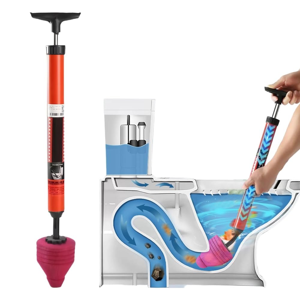 🔥Letzter Tag 49% Rabatt🔥Hochdruck-Toiletten-Rohrreiniger – Ein-Klick Power-Schuss gegen Verstopfungen