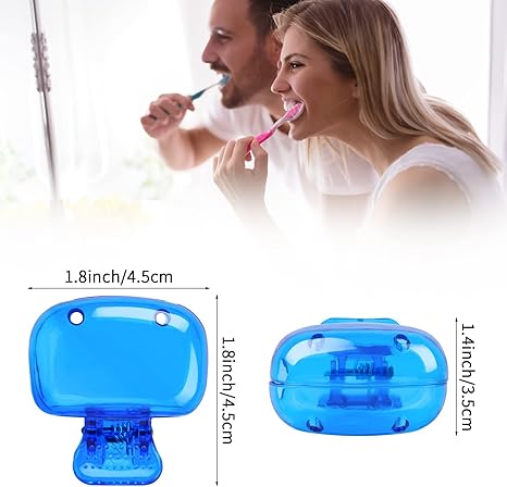 (🔥Last Day Promotion - 49% OFF) 4 Pack Travel Toothbrush Head Covers, 🎁Buy 3 Sets get 2 Sets Free