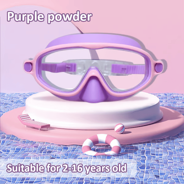 🎁TikTok Last Day Sale - 70% OFF🏊‍♀️HD children's large frame waterproof and anti-fog swimming goggles✨Buy 2 Get Free Shipping