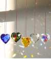 🔥(Early Mother's Day Sale - 50% OFF)Hanging Heart Suncatcher Prism Crafts-Buy 4 Free Shipping