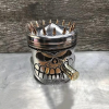 Handmade Piston Skull Face Sculpture