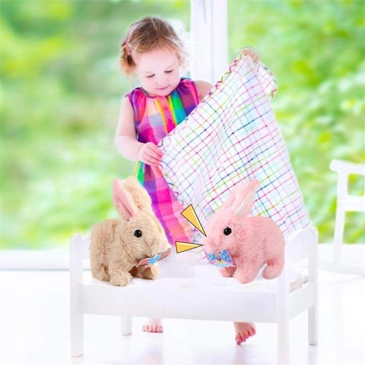 (🎁Early Easter Sale) Bunny Toys Educational Interactive Toys Bunnies Can Walk and Talk
