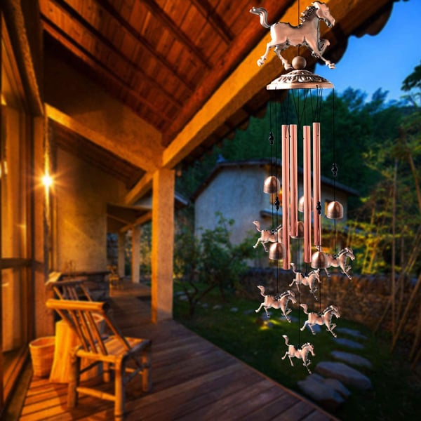 🐎Pure hand-made Copper Horse wind chimes🎁