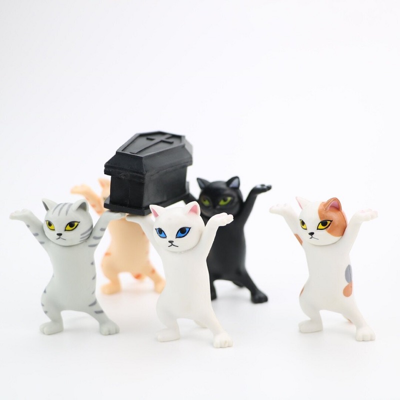 (Spring Hot Sale- 50%OFF)Carrying A Coffin Cat Pen Holder(5 cats with a coffin)