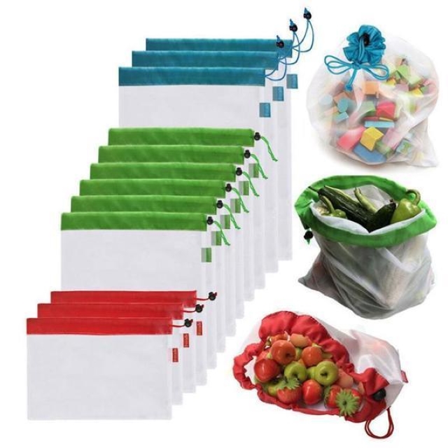 (Christmas Sale- Save 50% OFF) 12pcs Reusable Produce Bags