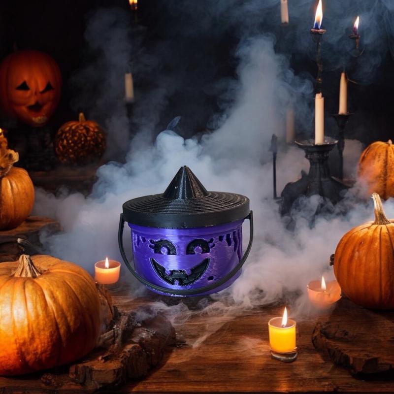 🎃Halloween Nostalgia Buckets with Removable Lid and Working Handle
