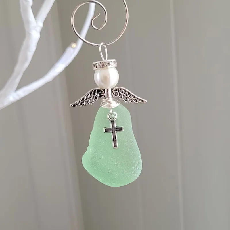 🎄2023🎁【Christmas Sale 75% OFF】Sea Glass Christmas Tree Ornament