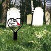 🐦Metal Cardinal Cemetery Memorial Stake💖