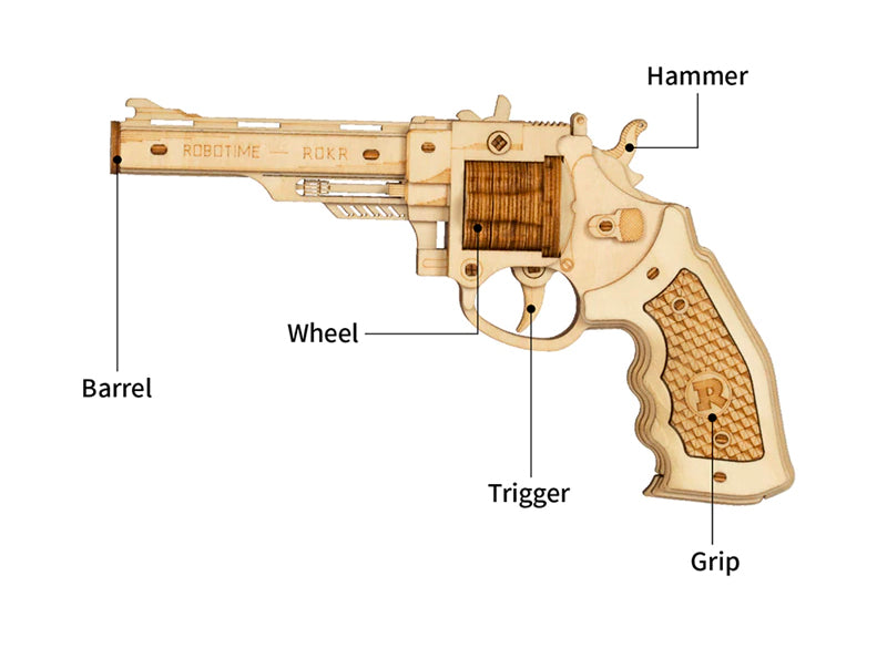 🔥Limited Time Sale 48% OFF🎉Justice Guard Revolver DIY Puzzle Gun-Buy 2 Get Free Shipping