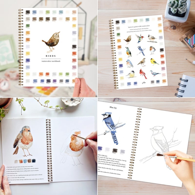 ⏰Children's Day Sale 60% OFF🖼️Beginner-Friendly💝Watercolor Workbook