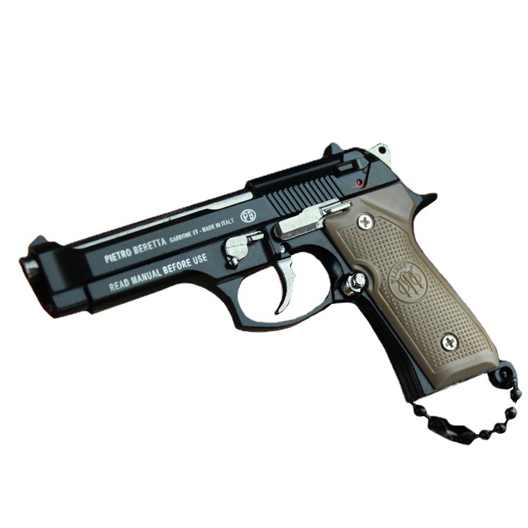 Beretta 92F Model Metal Keychain Gift Pendant