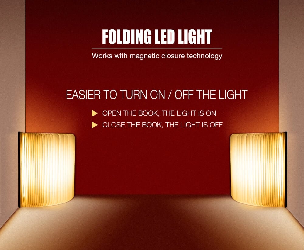 🎄TikTok Christmas Sale - 70% OFF🎄LED Wooden Book Lamp